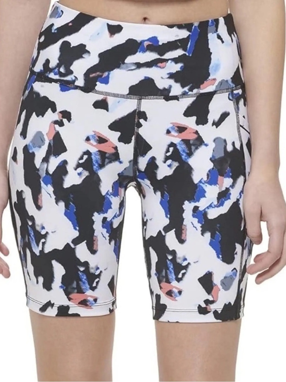 Calvin Klein Performance Tie Dye Splatter Print Bike Shorts